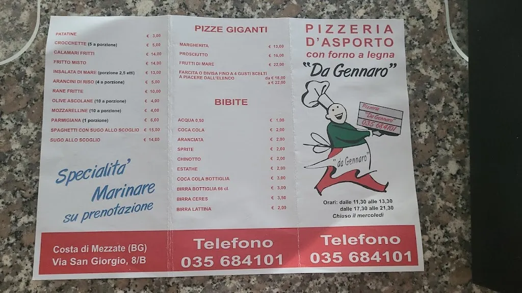 Menu_Pizzeria d'asporto 