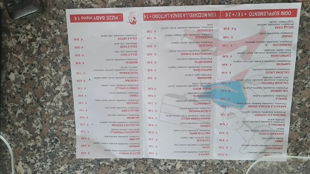 Menu_Pizzeria d'asporto 