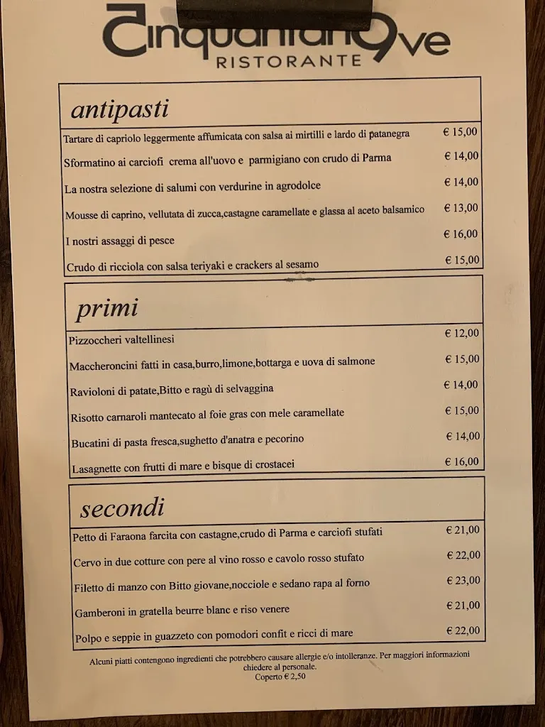 Menu_Ristorante Cinquantanove_Cosio Valtellino_image_1