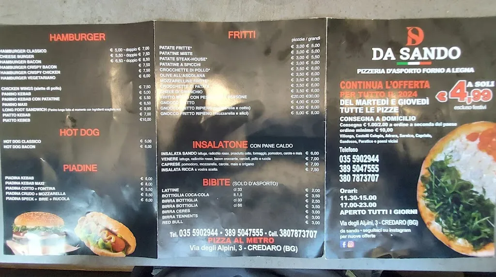 Menu_Pizzeria DA SANDO_Credaro_image_2