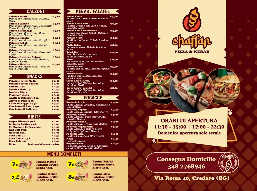 Menu_Shaffan Pizza & Kebab_Credaro_image_2