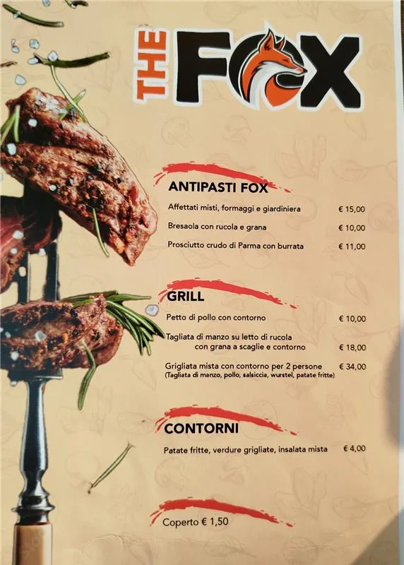 Menu_Fox Pizzeria Griglieria Hamburgheria_Costa Volpino_immagine_3