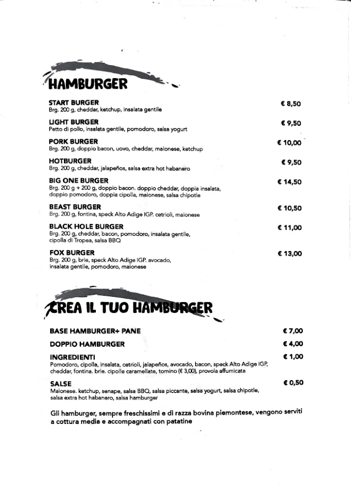 Menu_Fox Pizzeria Griglieria Hamburgheria_Costa Volpino_immagine_4