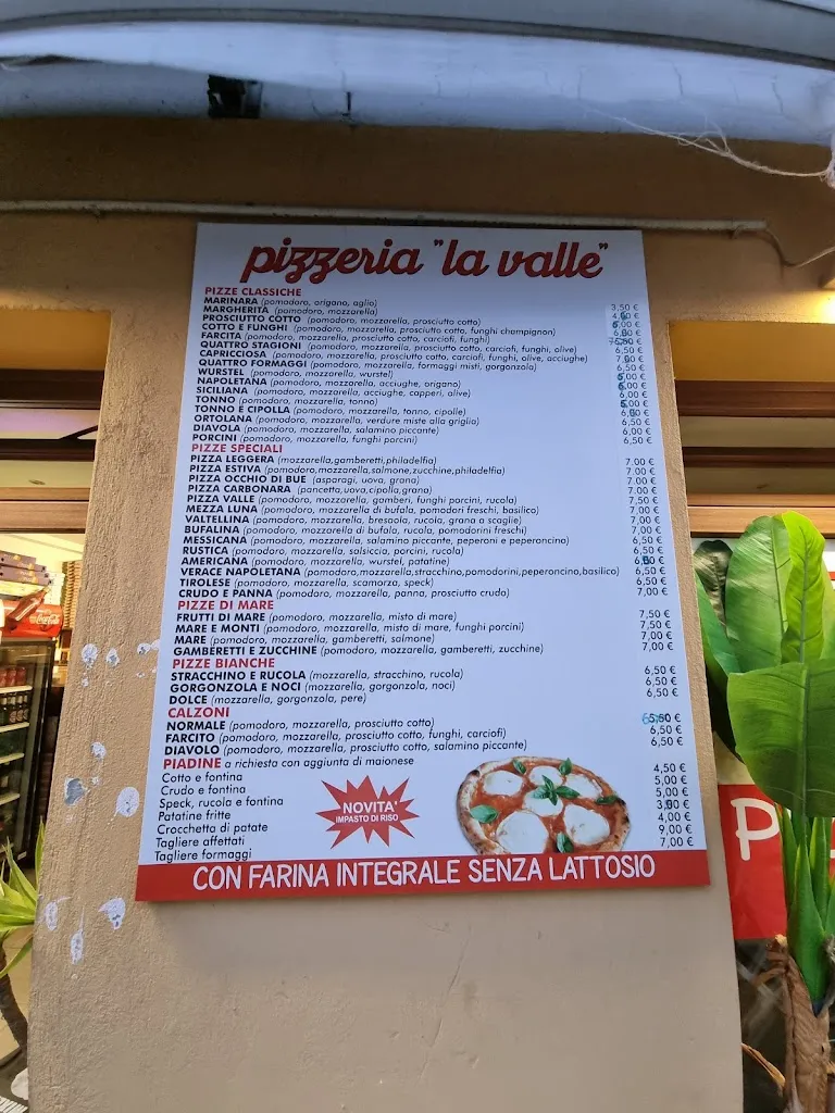 Menu_Pizzeria 'La Valle'_Costa Volpino_image_2