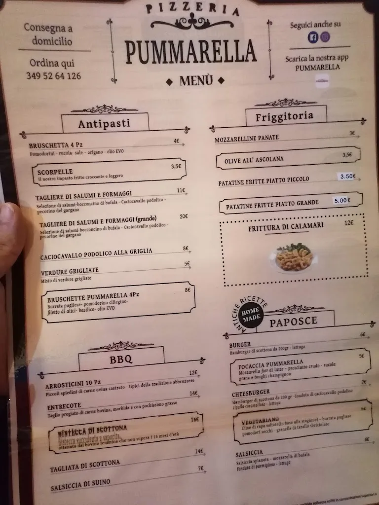 Menu_Pummarella Apricena_Apricena_image_2