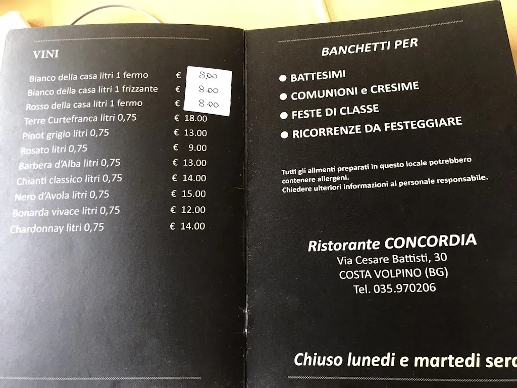 Menu_Bar ristorante concordia_Costa Volpino_image_4