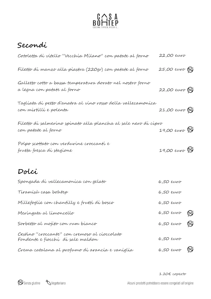 Menu_Casa Bohtep - Ristorante di cucina tipica_Costa Volpino_image_1