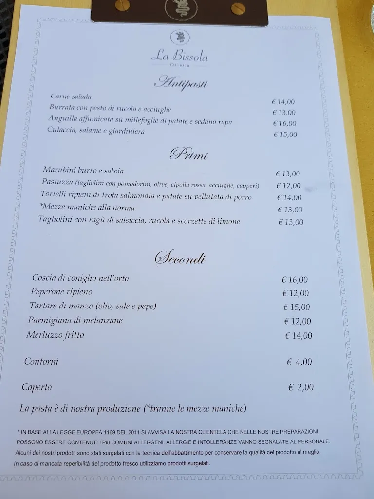 Menu_Osteria la Bissola Cremona_Cremona_immagine_3