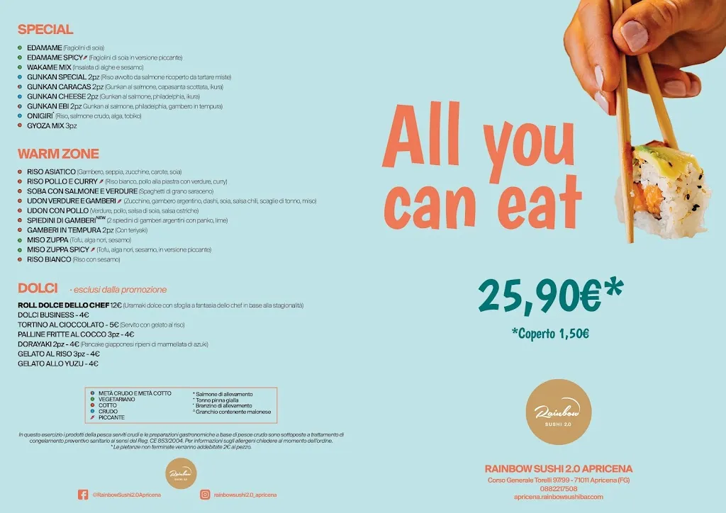 Menu_Rainbow Sushi 2.0 Apricena_Apricena_image_2