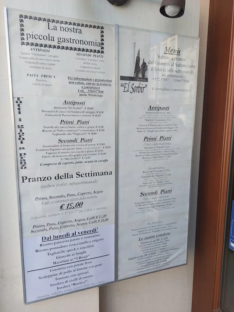 Menu_TRATTORIA El SORBIR_Cremona_immagine_4