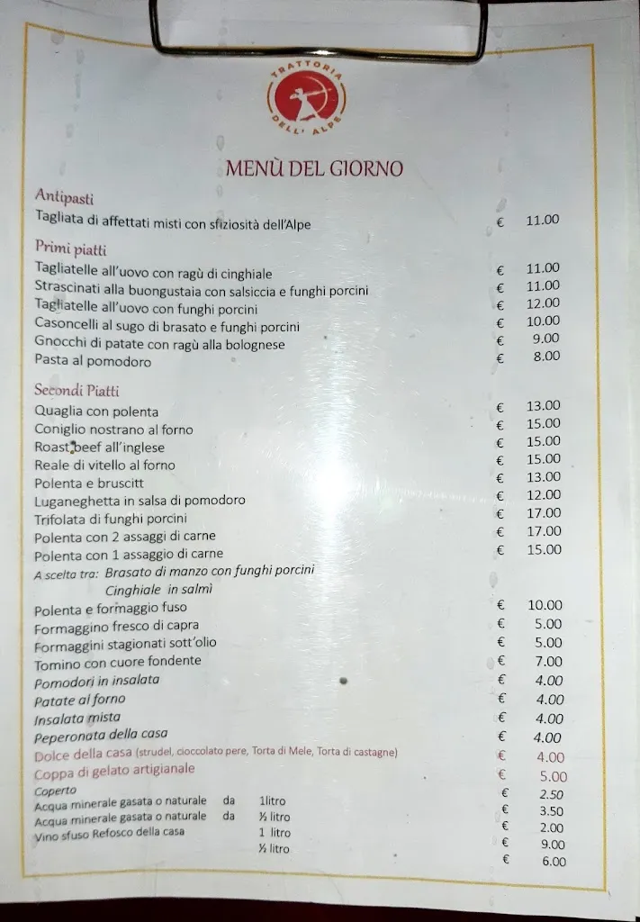 Menu_Trattoria Dell'Alpe di Ballarini Alessandro_Cuasso al Monte_image_1