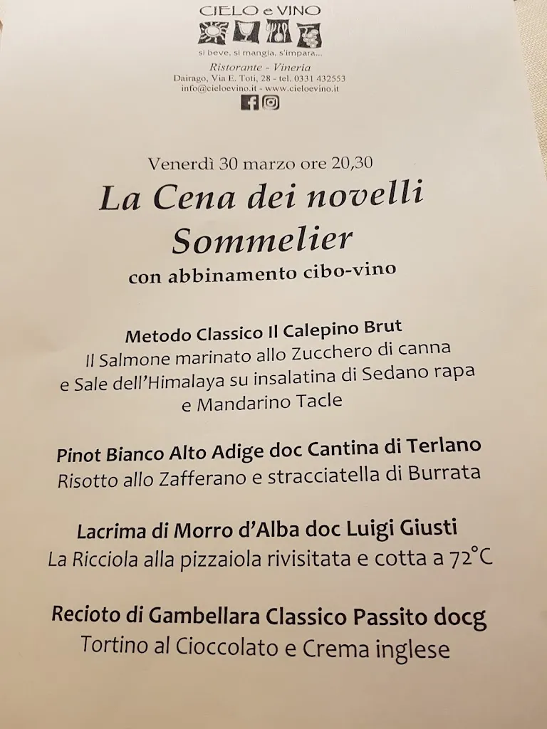 Menu_Cielo e Vino - Ristorante, Catering ed Eventi_Dairago_image_2