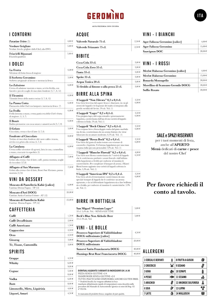Menu_Geromìno - Alta Pizzeria con Cucina - Dairago_Dairago_image_2