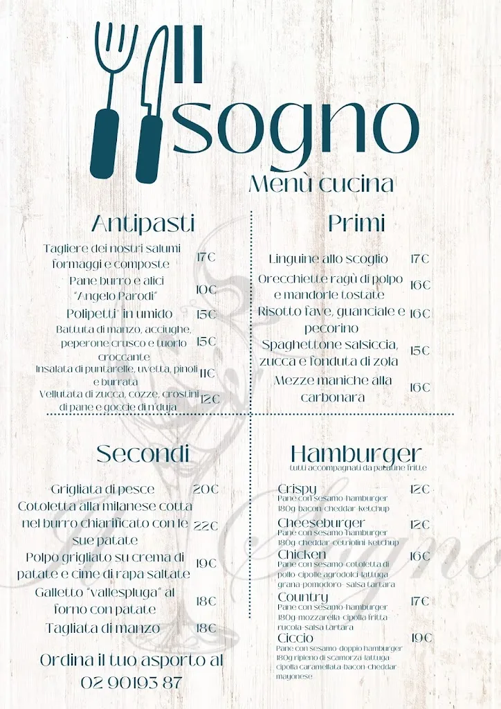 Menu_Pizzeria Il Sogno_Cusago_image_2