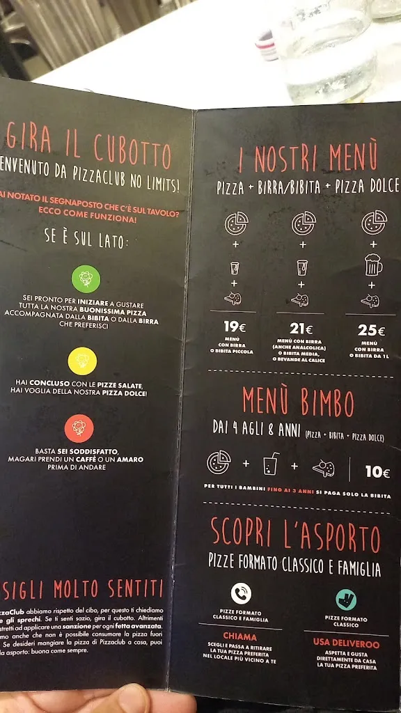 Menu_PizzaClub No Limits - Cusago_Cusago_image_1