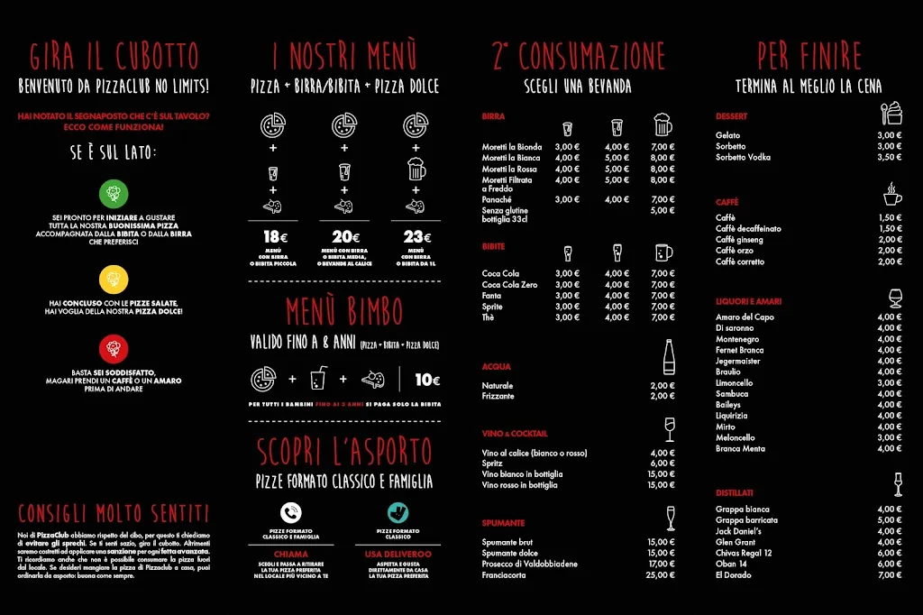 Menu_PizzaClub No Limits - Cusago_Cusago_image_2