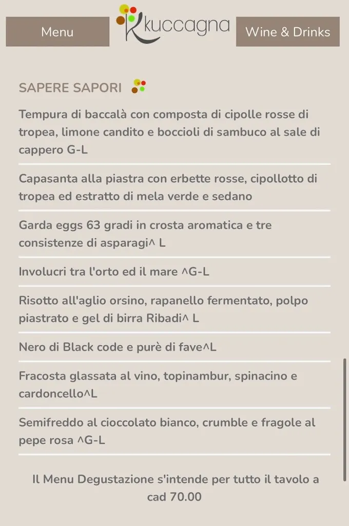 Menu_La Kuccagna_Dovera_image_1
