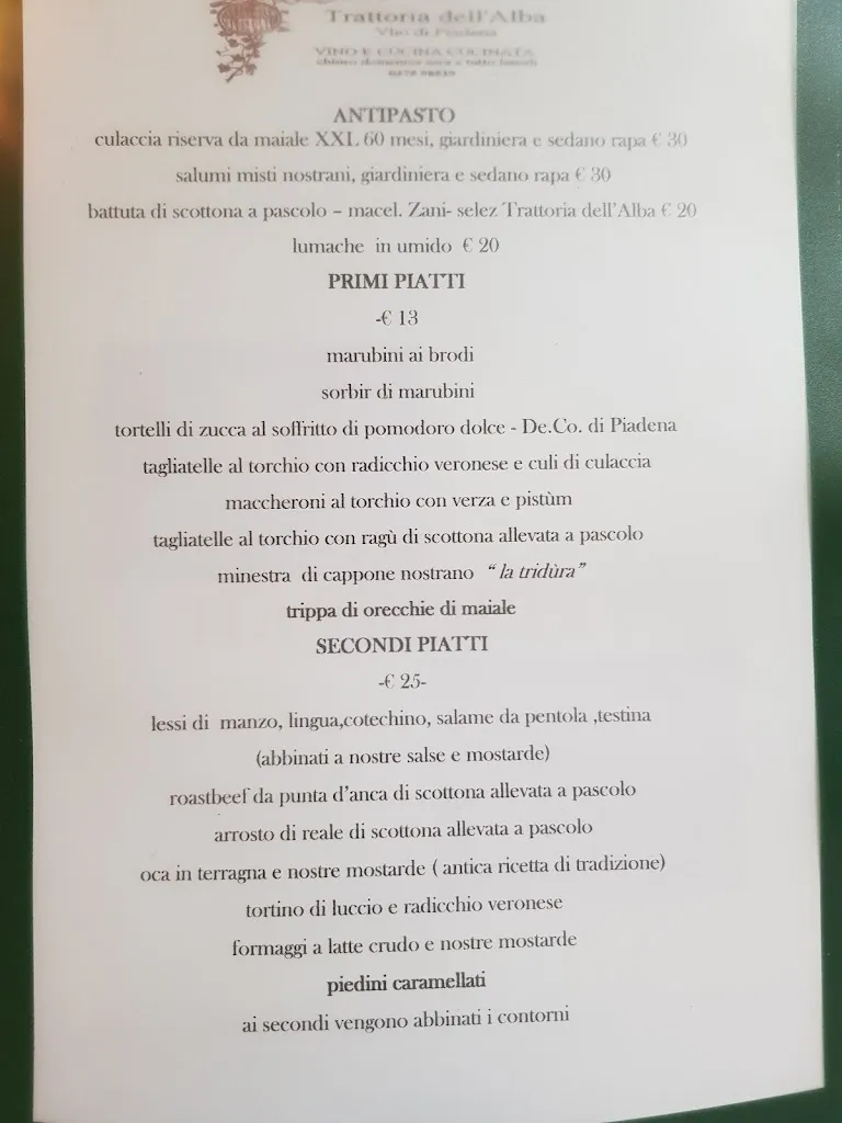 Menu_Trattoria Dell'Alba_Drizzona_image_1