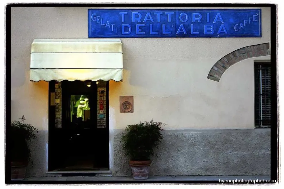 Trattoria Dell'Alba restaurant in Drizzona