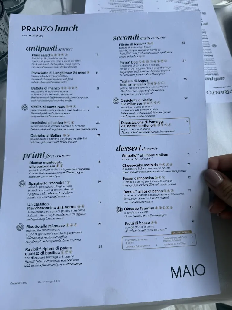 Menu_Maio Restaurant_Duomo_image_1
