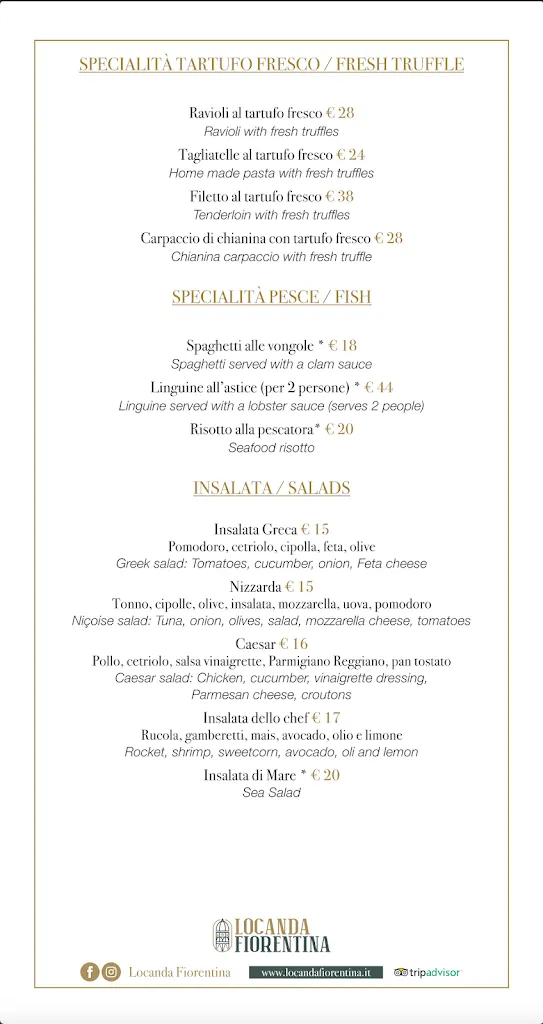 Menu_Locanda Fiorentina - Duomo di Firenze_Duomo_image_4