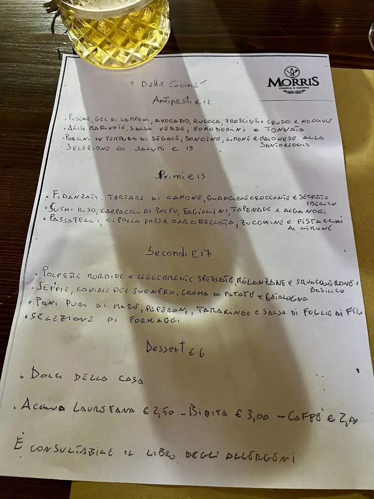 Menu_Da Morris - Vineria e Cucina_Erba_immagine_1