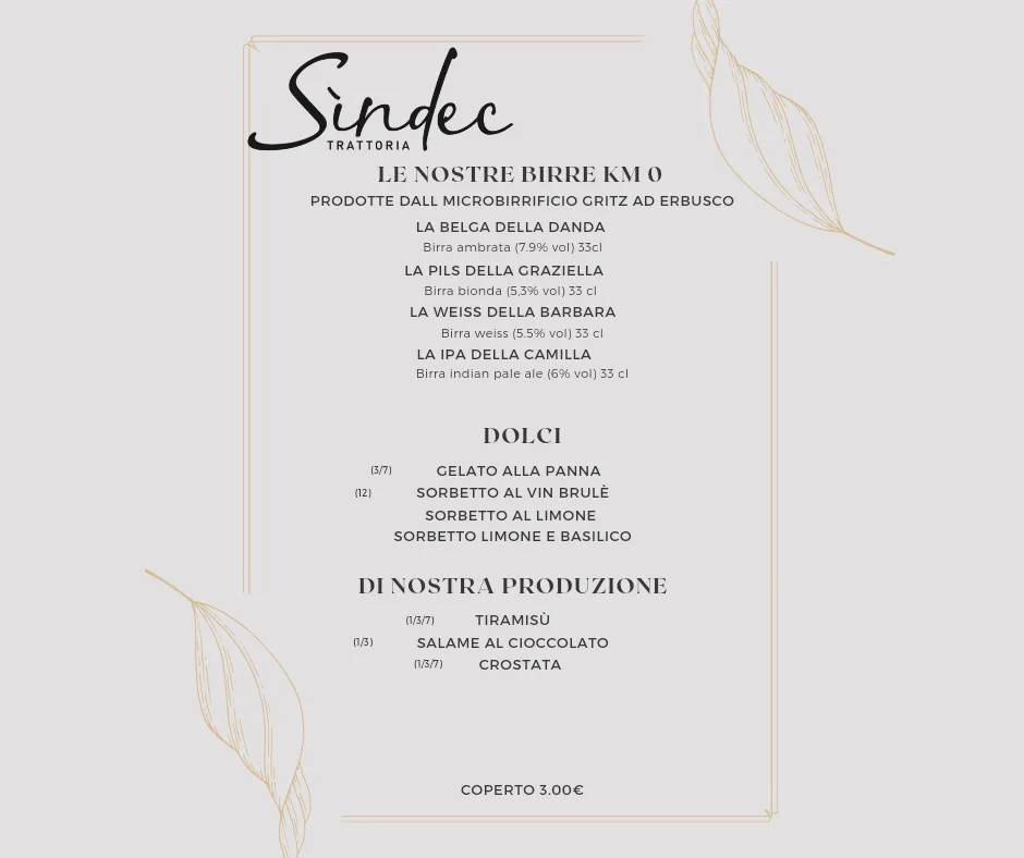 Menu_TRATTORIA SÍNDEC_Erbusco_image_3