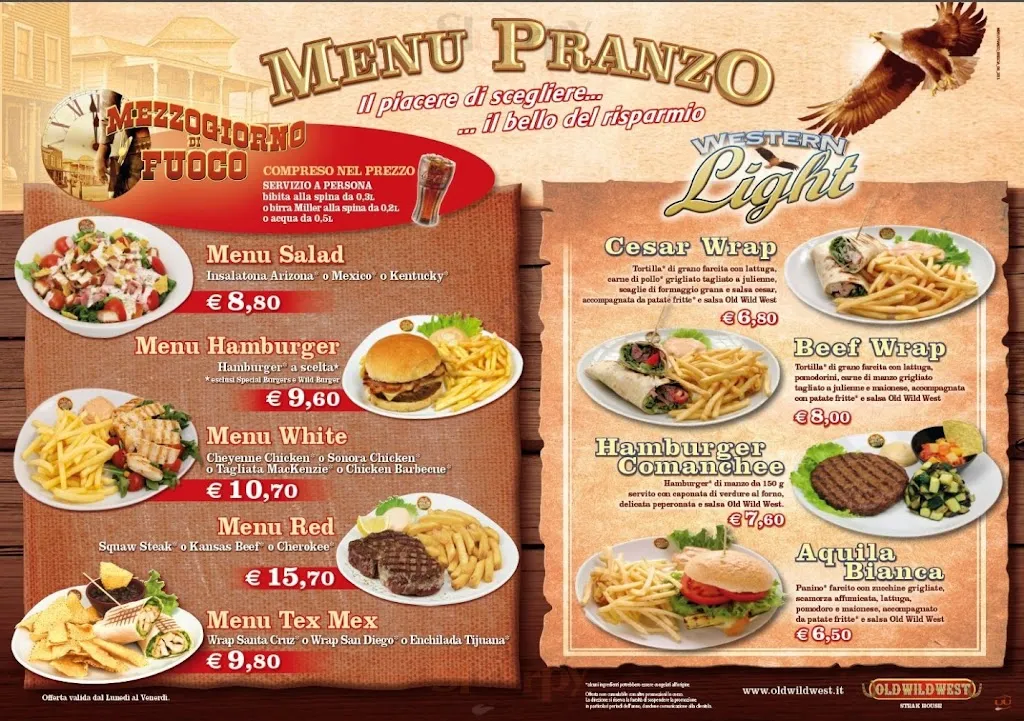 Menu_Old Wild West - Erbusco Porte Franche_Erbusco_image_4