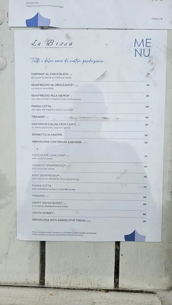 Menu_Ristorante La Bissa_Desenzano del Garda_image_1