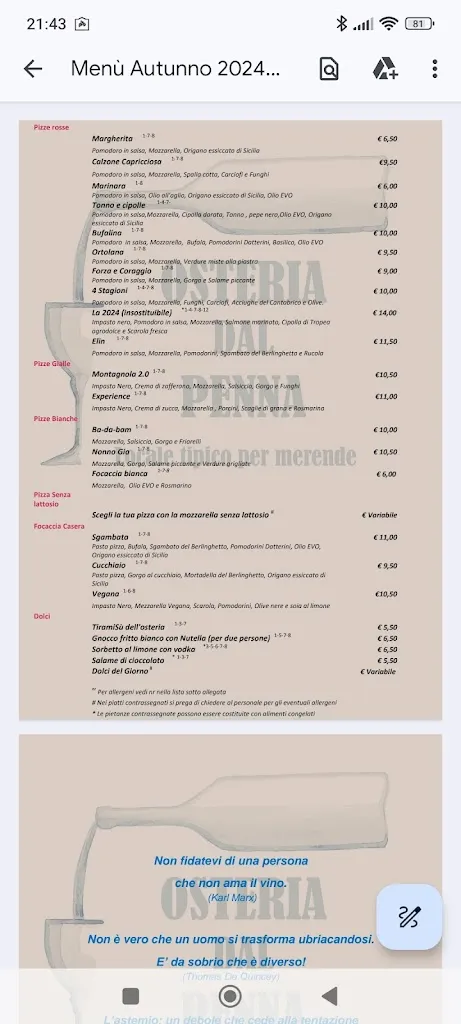 Menu_Osteria dal Penna_Desenzano del Garda_image_4