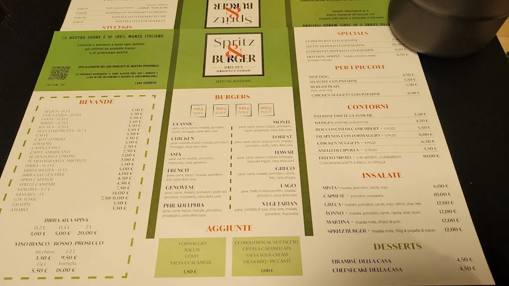 Menu_Spritz & Burger Desenzano d/Garda_Desenzano del Garda_image_1