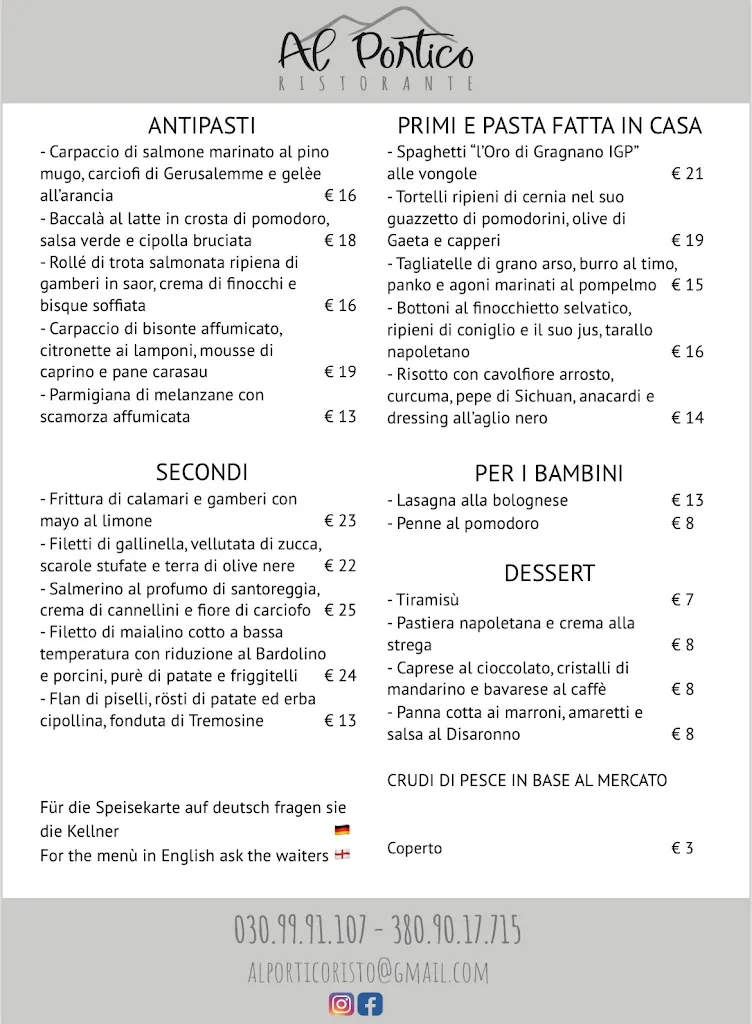 Menu_Ristorante Al Portico_Desenzano del Garda_image_1