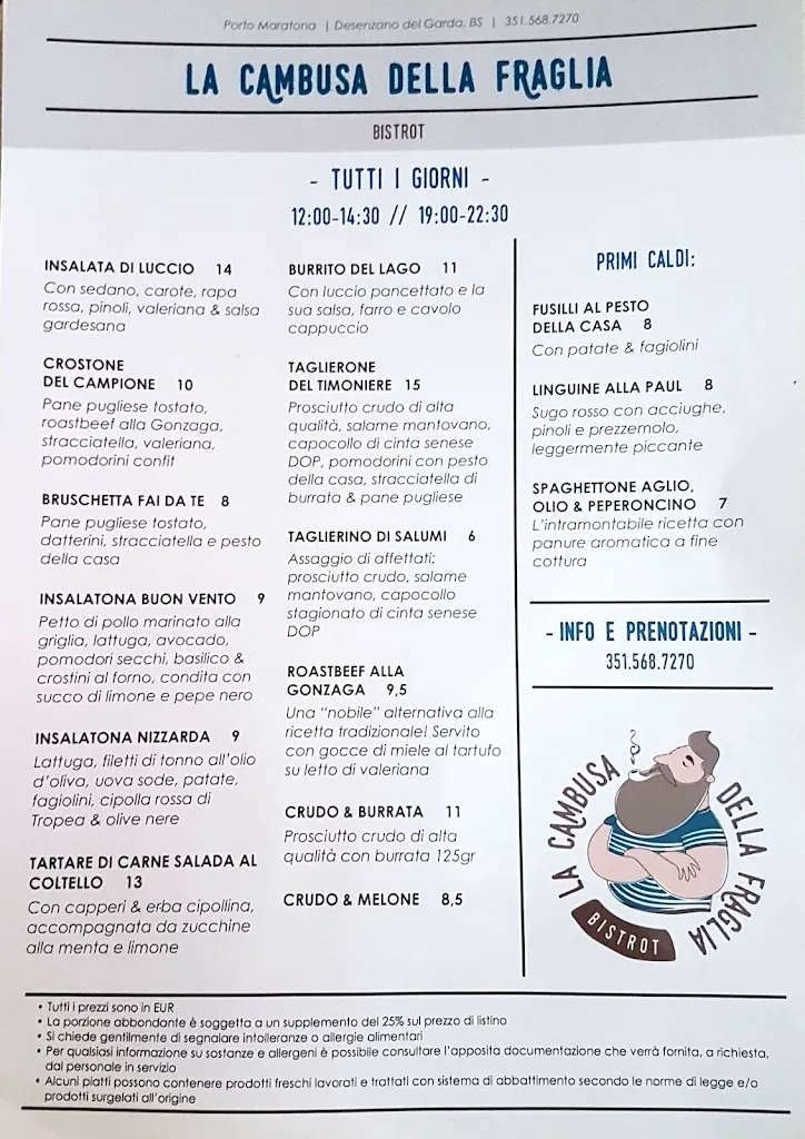 Menu_La Cambusa Bistrot della Fraglia_Desenzano del Garda_image_3