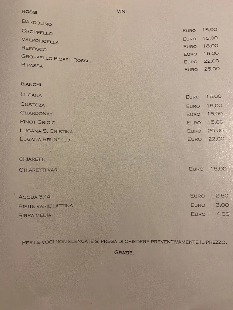 Menü_Trattoria da Gianni_Desenzano del Garda_Bild_1