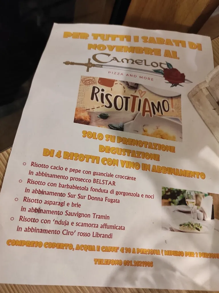 Menu_Camelot pizza and more - Fenegrò_Fenegrò_image_2