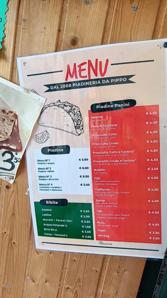 Menu_Piadineria di Pippo_Fizzonasco_image_2