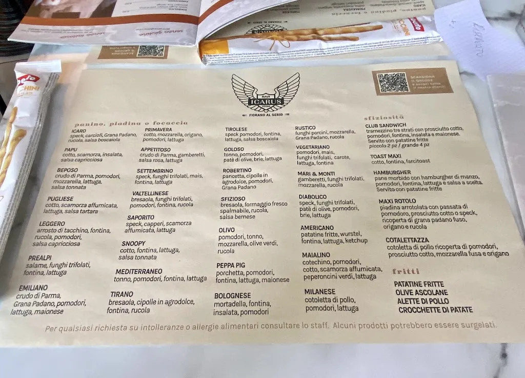 Menu_Bar Icarus_Fiorano al Serio_image_4