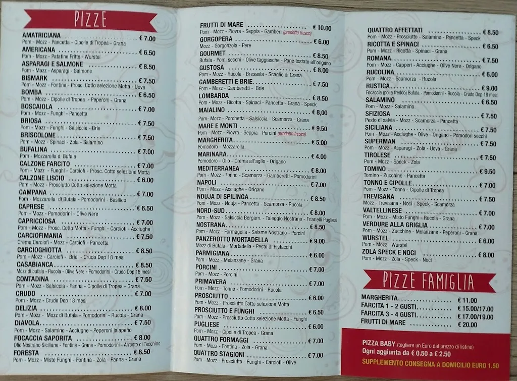 Menu_C'è Pizza Per Te_Fiorano al Serio_image_1