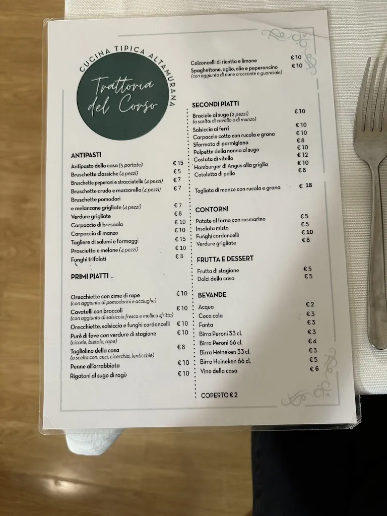 Menu_Trattoria del corso_Altamura_image_1