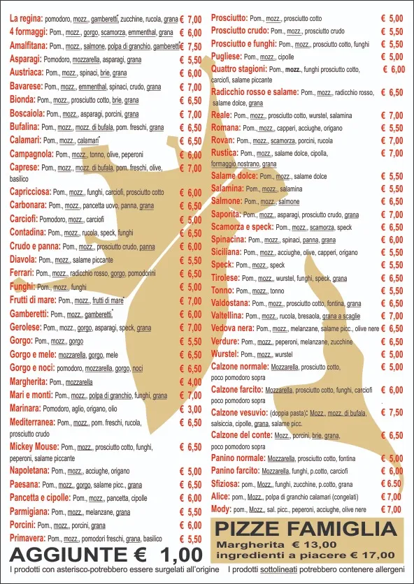 Menu_Pizzeria la regina_Folzano_image_1