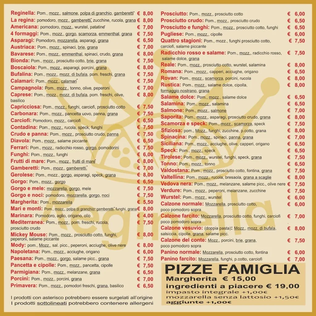 Menu_PIZZERIA D’ASPORTO REGINELLA_Flero_image_1