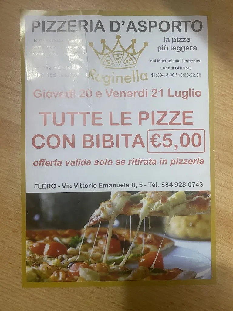 MONICA TOMASONI_PIZZERIA D’ASPORTO REGINELLA_Flero_review