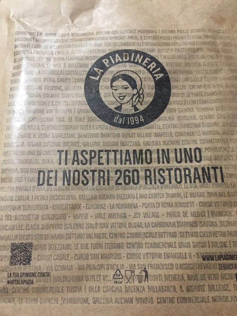 MONICA TOMASONI_La Piadineria_Flero_review