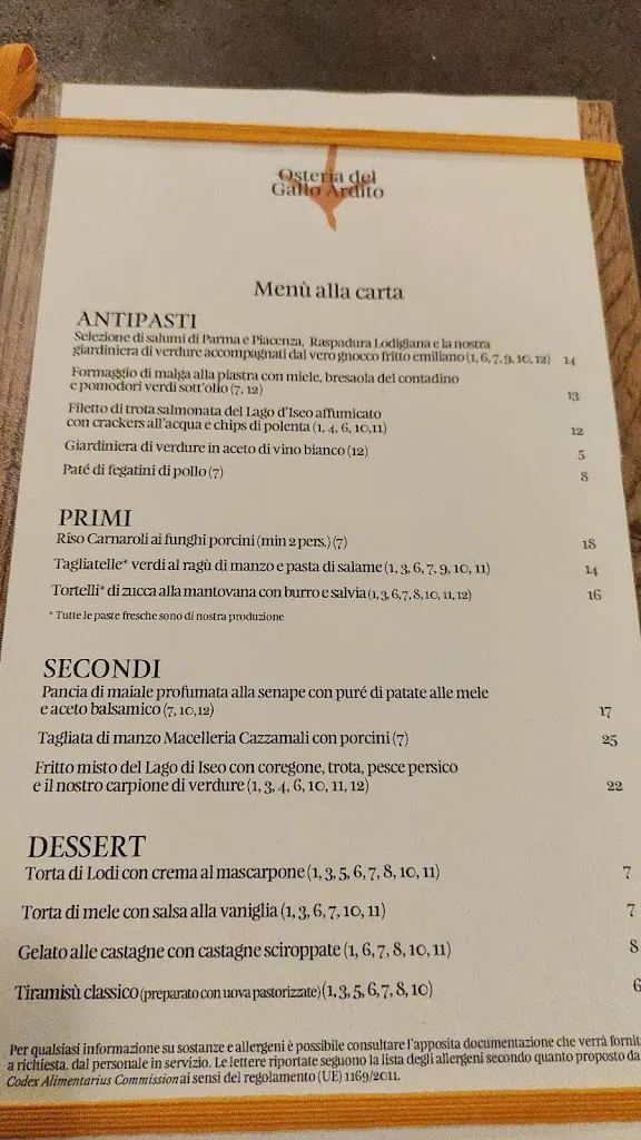 Menu_Osteria del Gallo Ardito_Galgagnano_immagine_2