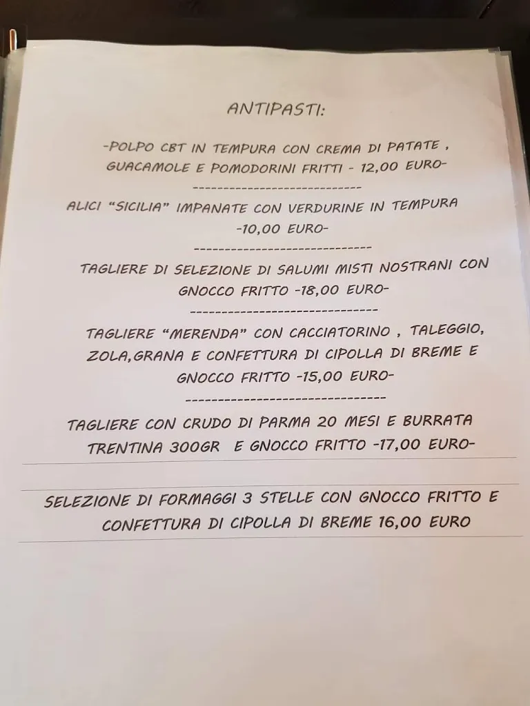 Menu_Trattoria Tre Stelle con Locanda B&B_Galliavola_image_1