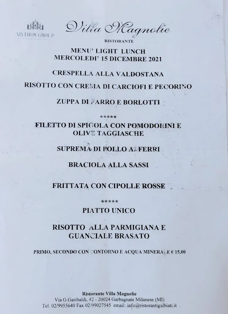 Menu_Villa Magnolie_Garbagnate_image_4