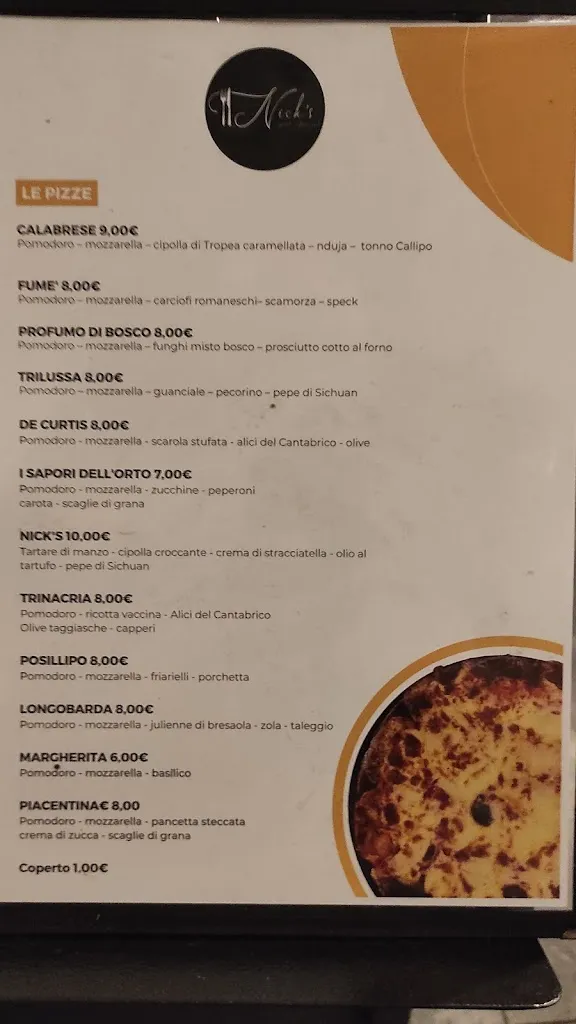 Menu_Nick's Meat Restaurant_Garbagnate_image_2