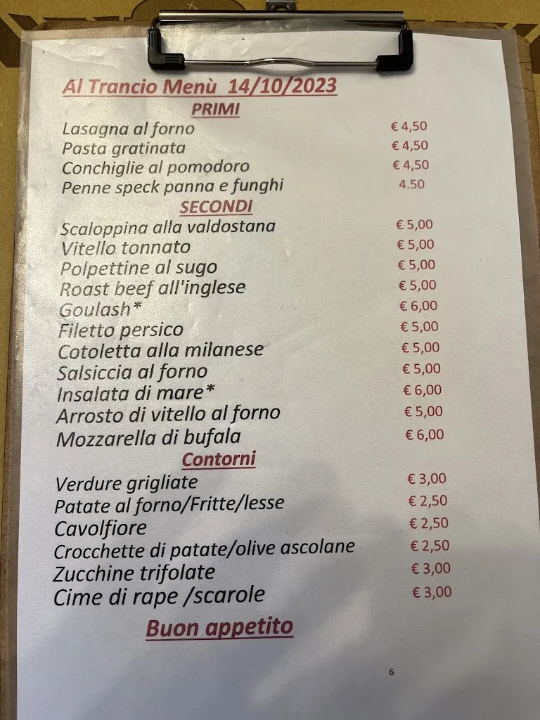 Menu_Al Trancio_Garbagnate_image_2
