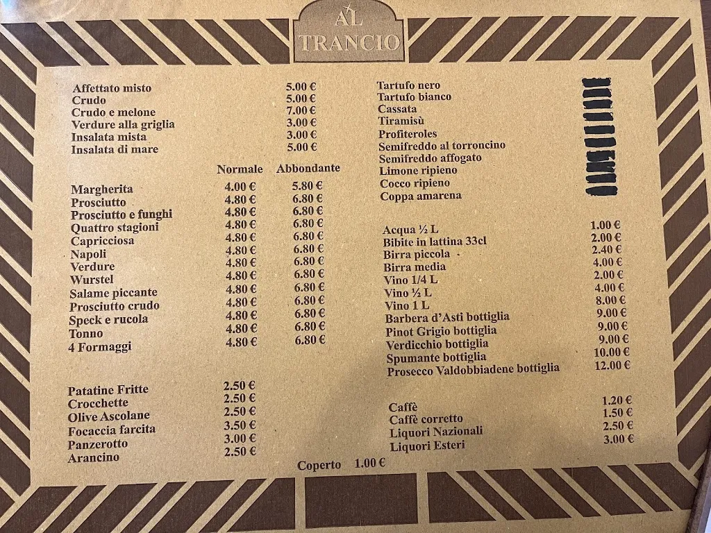 Menu_Al Trancio_Garbagnate_image_3
