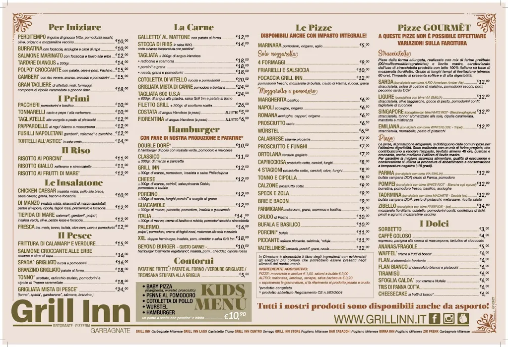 Menu_Grill Inn_Garbagnate_image_1